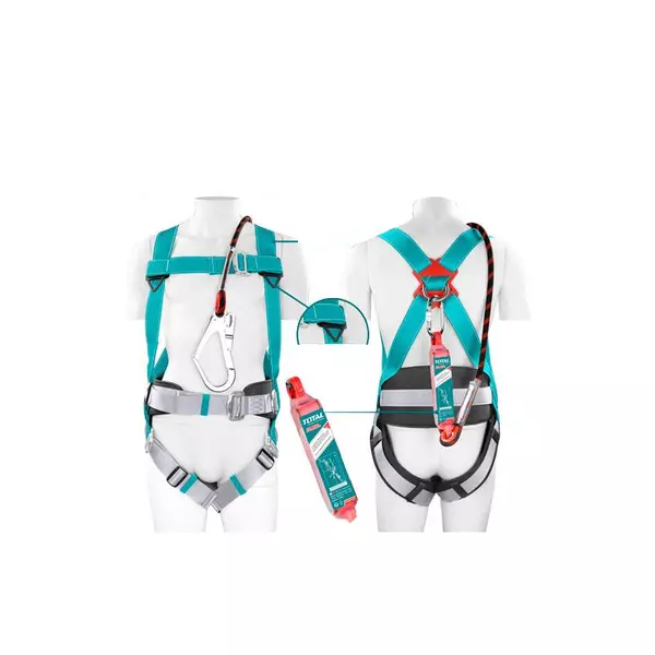 Total Safety Harness With¢14Mm X 1.95M Safety Rope Tsh501420 1 Total Safety Harness With¢14Mm X 1.95M Safety Rope Tsh501420