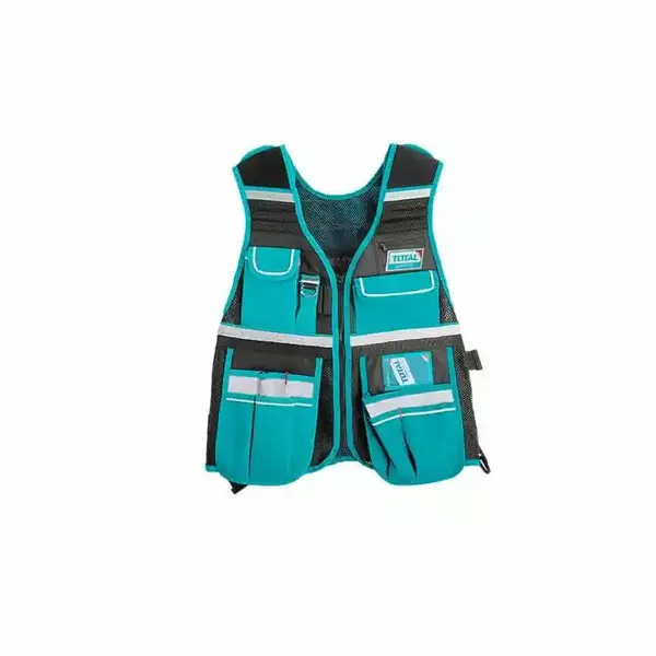 Total Tool Vest With 12 Pockets And 1 Hammer Holder Empty Ttvt1601 1 Total Tool Vest With 12 Pockets And 1 Hammer Holder Empty Ttvt1601