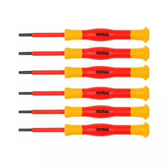 Total Screw Driver Precision 6pcs Set Insulated THKIPSD0601