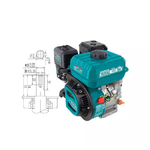 Total Engine Petrol 19Mm 5.5Hp Tgen16811 1 Total Engine Petrol 19Mm 5.5Hp Tgen16811