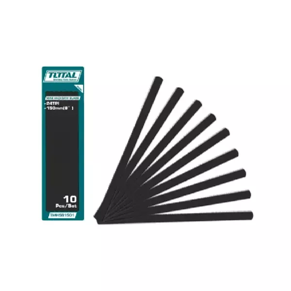 Total Hacksaw Blade Mini 10Pcs Set Tmhsb1501 1 Total Hacksaw Blade Mini 10Pcs Set Tmhsb1501