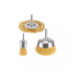 Total Wire Brush Set Pack of 3 TAC310031