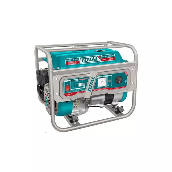 Total Gasoline Generator 1.4Kw With 4 Stroke Engine, Air Cooling Sytem, 5.5L Fuel Tank Tp115005 1 Total Gasoline Generator 1.4Kw With 4 Stroke Engine, Air Cooling Sytem, 5.5L Fuel Tank Tp115005