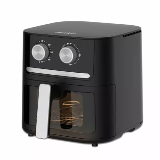 Decakila Airfryer 6.5l Digital 1600w Keec085b 60 mins timer single pot with nonstick coat adjustable temperature automatic shut off
