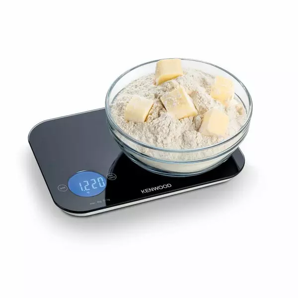 Kenwood Digital Kitchen Scale 5G-8Kg Capacity Weight Weighing With 6 Units, 4Mm Tempered Glass, Touch Control, 3 Aaa Batteries, Tare/Zero Function, Auto Shut-Off Wep50.000Bk 1 Kenwood Digital Kitchen Scale 5G-8Kg Capacity Weight Weighing With 6 Units, 4Mm Tempered Glass, Touch Control, 3 Aaa Batteries, Tare/Zero Function, Auto Shut-Off Wep50.000Bk