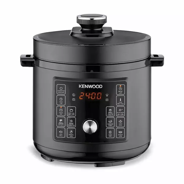 Kenwood Electric Pressure Cooker 8L 1300W 16-In-1 Multifunctional Programmable Multicooker With Safety Feature, 16 Smart Cook Programs, Manual Function For Personalised Recipes Pcm95.000Bk 1 Kenwood Electric Pressure Cooker 8L 1300W 16-In-1 Multifunctional Programmable Multicooker With Safety Feature, 16 Smart Cook Programs, Manual Function For Personalised Recipes Pcm95.000Bk
