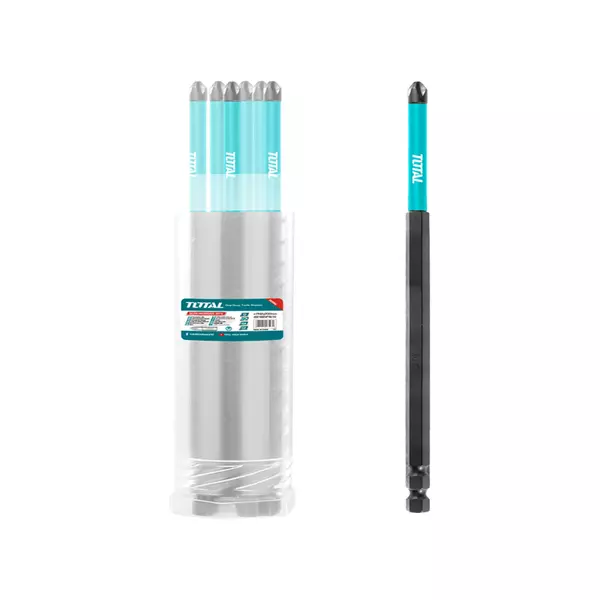 Total Screw Driver Bit Impact 250Mm 10Pcs Set Tacim16Ph2103 1 Total Screw Driver Bit Impact 250Mm 10Pcs Set Tacim16Ph2103