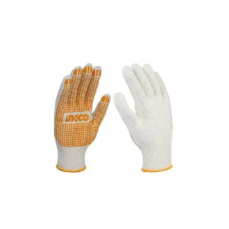 Ingco Knitted & PVC Dots Gloves 10 XL HGVK05