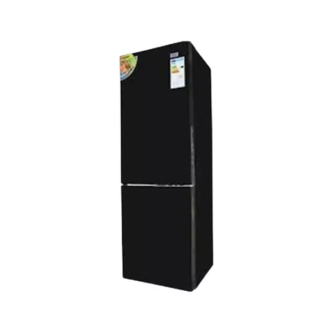 Boss Refrigerator Double Door 301L No Frost Black, BS-301 NF
