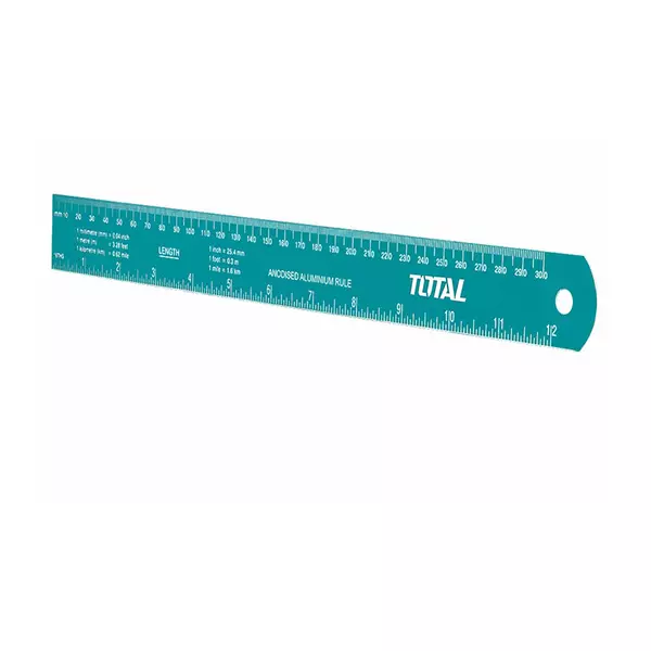 Total Ruler 30Cm Aluminum Tmt633002 1 Total Ruler 30Cm Aluminum Tmt633002