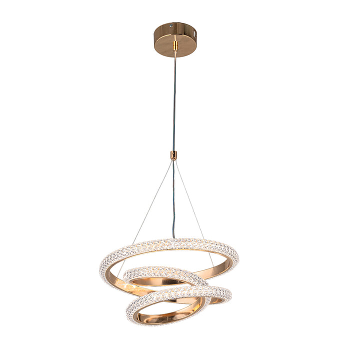 Tronic Chandelier Three Colour Led Light Wh 25Cl-04-Go-Tc 1 Tronic Chandelier Three Colour Led Light Wh 25Cl-04-Go-Tc