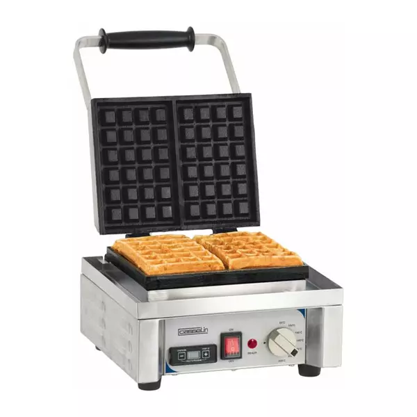 Generic Commercial Waffle Maker 90° Opening 1 Generic Commercial Waffle Maker 90° Opening