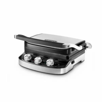 Delonghi Contact Grill Adjustable Temperature Cool Touch Handle 1500w Cgh912 - 2 Sets Of Plate Grill And Griddle 3 Grill Positions Contact Grill Oven Grill And Open Grill