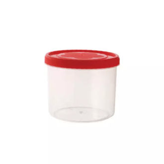 Cello Plastic Container Jar 750ml Plain (Pack of 12)