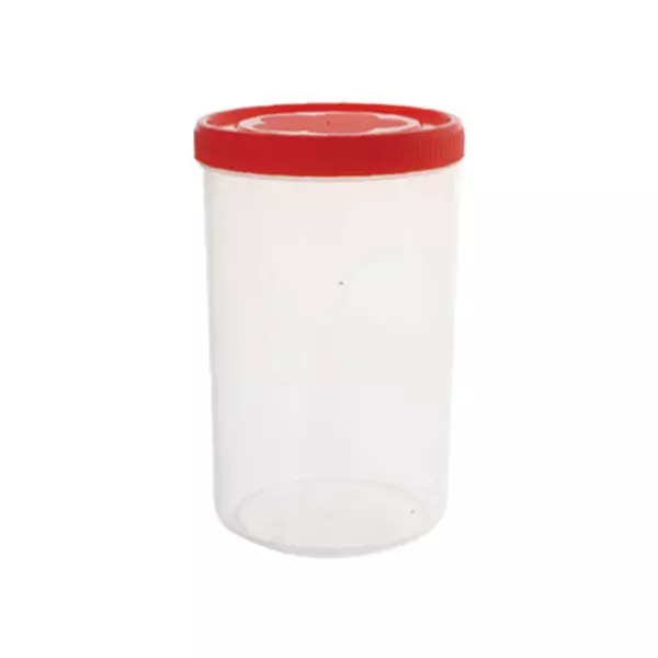 Cello Plastic Container Jar 1500Ml Plain (Pack Of 6) 1 Cello Plastic Container Jar 1500Ml Plain (Pack Of 6)