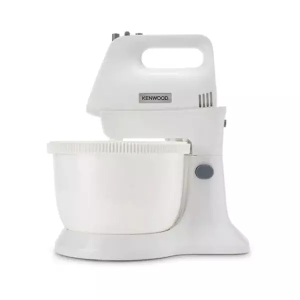 Kenwood Hand Mixer 5 Speed With Turbo Function 450W Hmp32.A0Wh - 2 Beaters For Eggs And Cream And 2 Hooks For Mixing Dough 5 Speeds With Turbo Function 1 Kenwood Hand Mixer 5 Speed With Turbo Function 450W Hmp32.A0Wh - 2 Beaters For Eggs And Cream And 2 Hooks For Mixing Dough 5 Speeds With Turbo Function