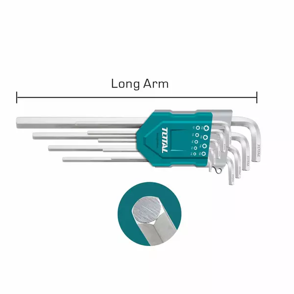Total Allen Hex Key Set 9Pcs Tht106192 1 Total Allen Hex Key Set 9Pcs Tht106192