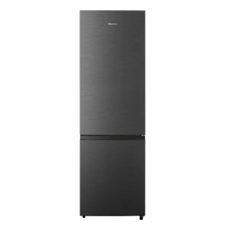 Hisense Refrigerator 264L Bottom Freezer, Double Doors, Titanium Silver H350BTS