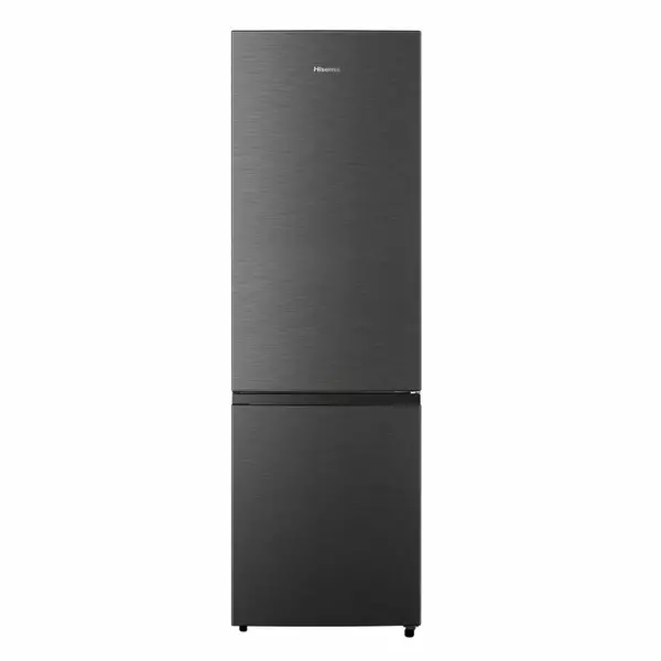 Hisense Refrigerator 264L Bottom Freezer, Double Doors, Titanium Silver H350Bts 1 Hisense Refrigerator 264L Bottom Freezer, Double Doors, Titanium Silver H350Bts