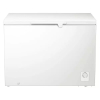Hisense Chest Freezer 297L Multimode Function, Energy Saving, Spring-load Hinges, Defrost Drain, Handle, Aluminum, Super Freezer, Lock, White H395CF