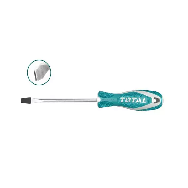Total Slotted Screwdriver Length 100Mm Tht2146 1 Total Slotted Screwdriver Length 100Mm Tht2146