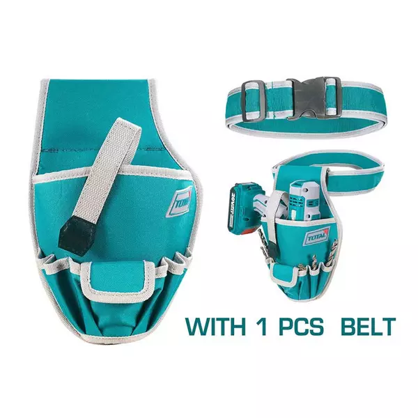 Total Tool Waist Bag With Belt 290 X 190Mm Single Tht16P3011 1 Total Tool Waist Bag With Belt 290 X 190Mm Single Tht16P3011