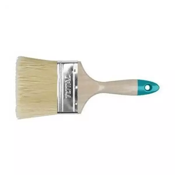 Total Paint Brush 4&Quot; Wooden Handle Tht84041 1 Total Paint Brush 4&Quot; Wooden Handle Tht84041