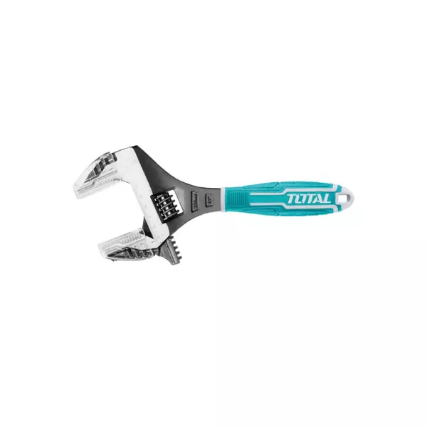 Total 2In1 Adjustable Wrench 250Mm With Pipe Wrench Function, 2Pcs Jaw Protector Tht10210G 1 Total 2In1 Adjustable Wrench 250Mm With Pipe Wrench Function, 2Pcs Jaw Protector Tht10210G