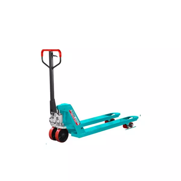 Total Hand Pallet Truck 3000Kg With Polyurethane Wheel, Comfortable Rubber Grip Tht301301 1 Total Hand Pallet Truck 3000Kg With Polyurethane Wheel, Comfortable Rubber Grip Tht301301